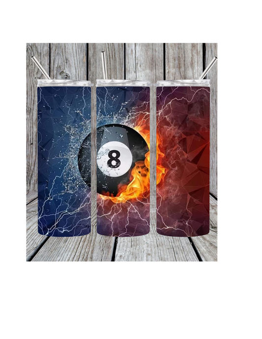Eight ball tumbler