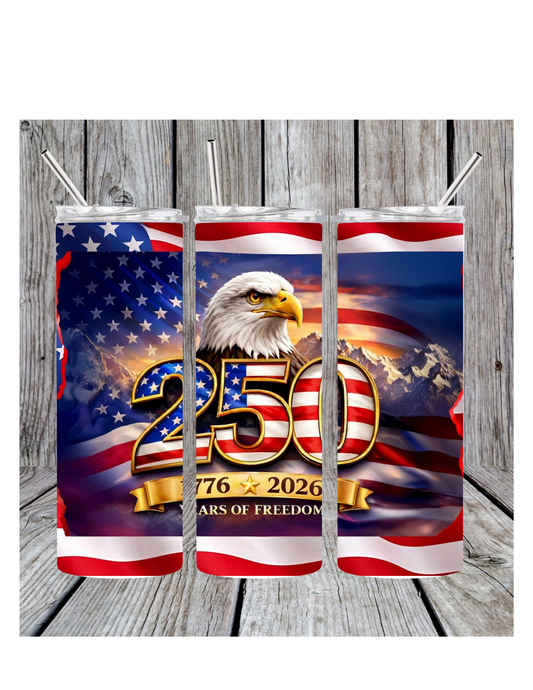 250 years tumbler