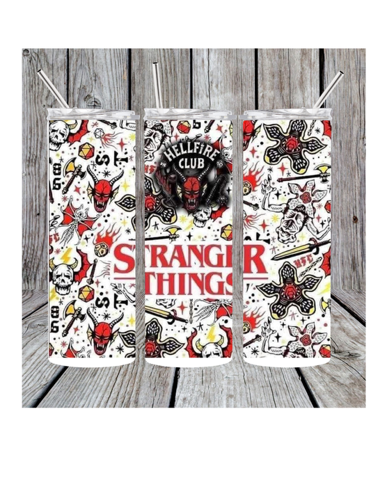 Stranger things tumbler