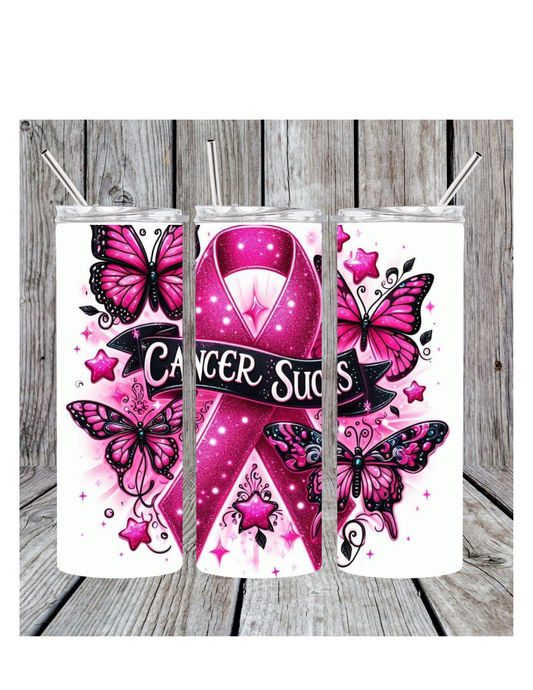 Cancer sucks tumbler