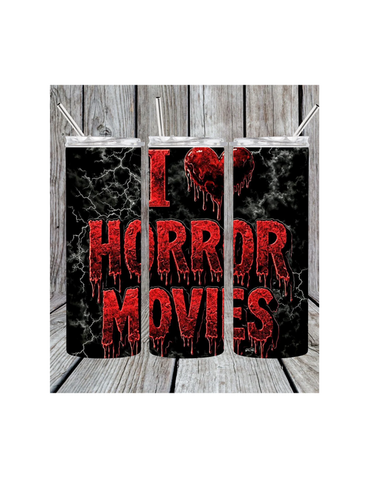Love horror movie tumbler