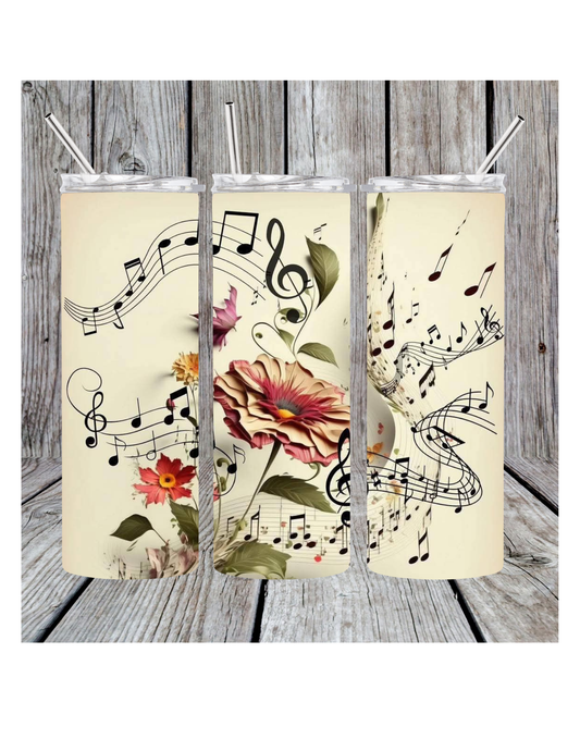 Music flower tumbler