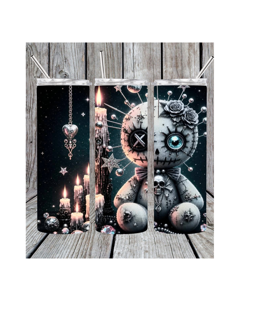 Voodoo doll tumbler