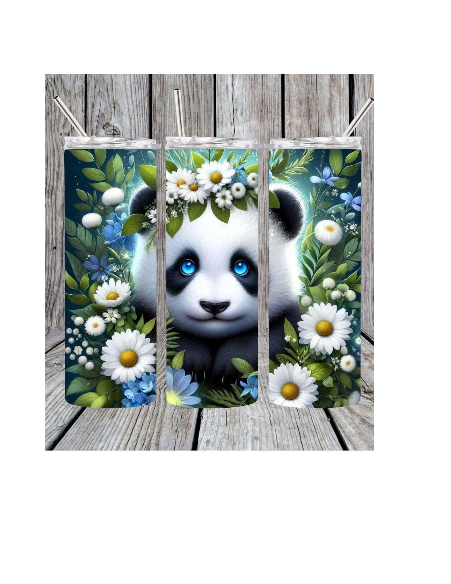 Daisy panda tumbler