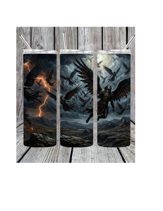 Fallen angels tumbler