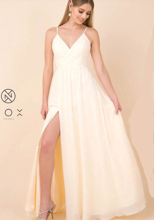 Cream formal dress