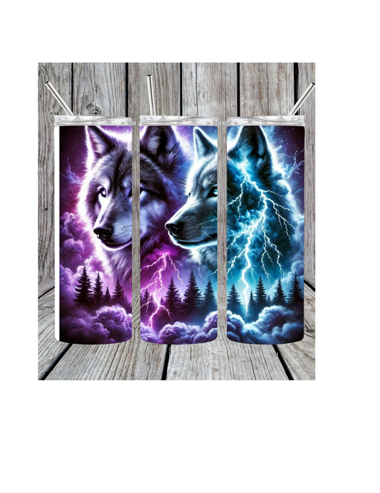Wolf tumbler