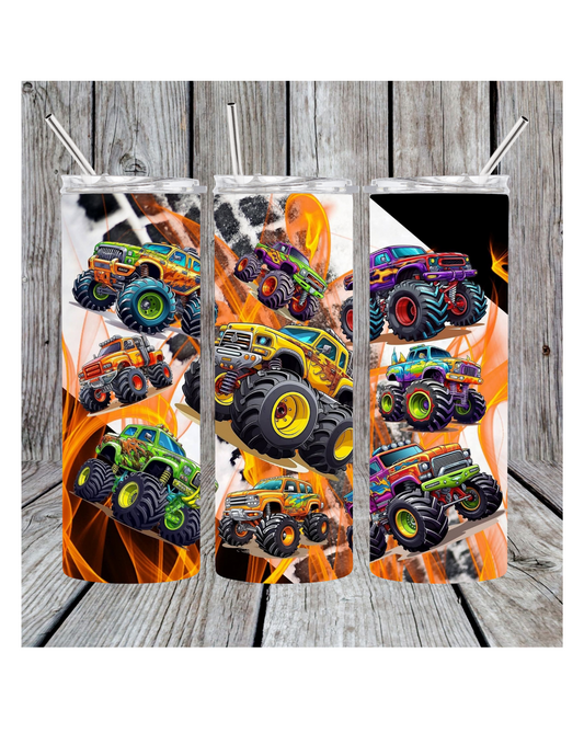 Monster truck tumbler