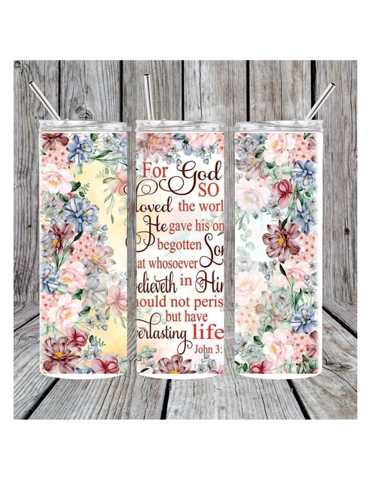 John 3:16 tumbler