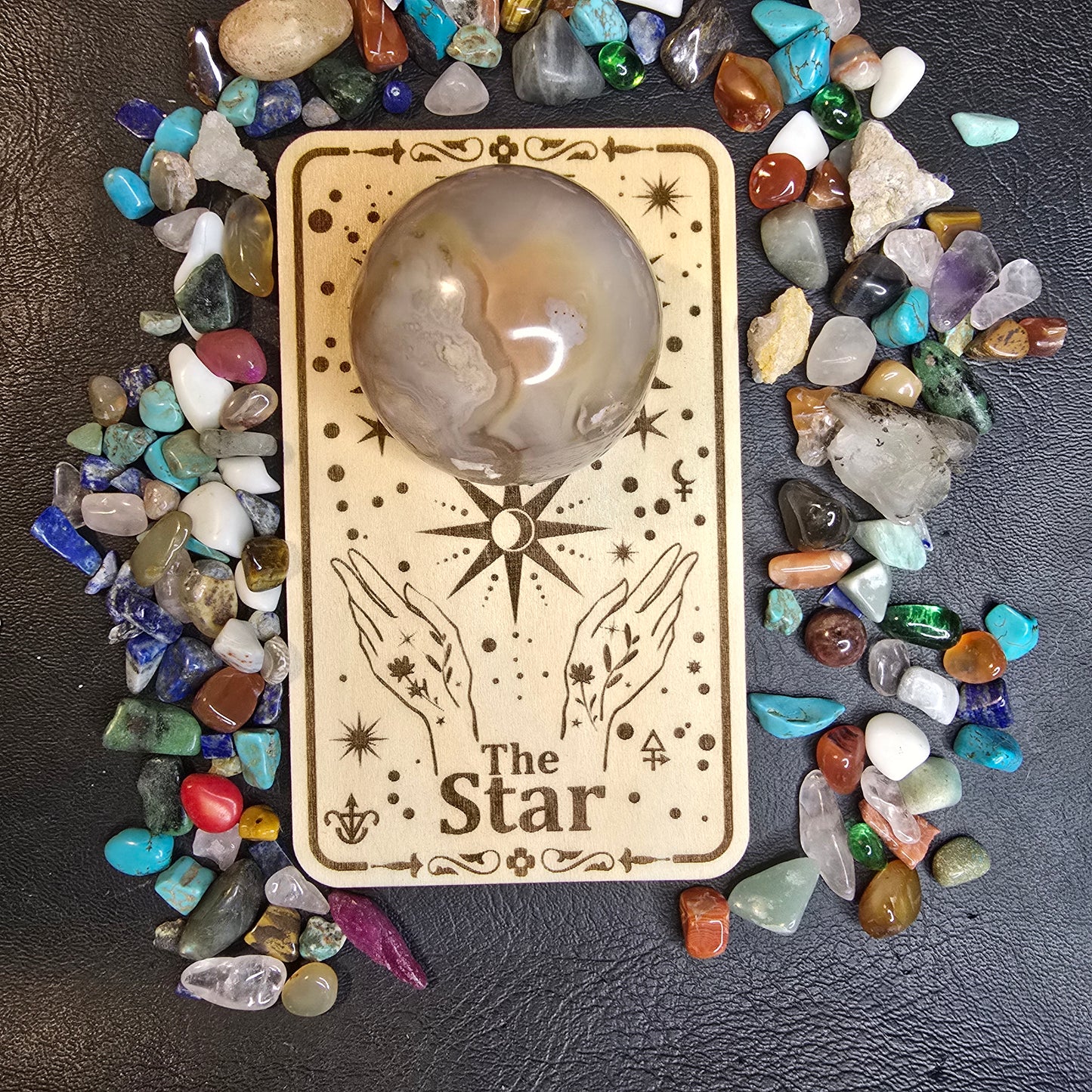 The Star Tarot Card Sphere Stand