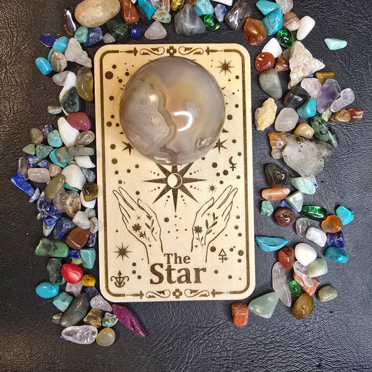 The Star Tarot Card Sphere Stand