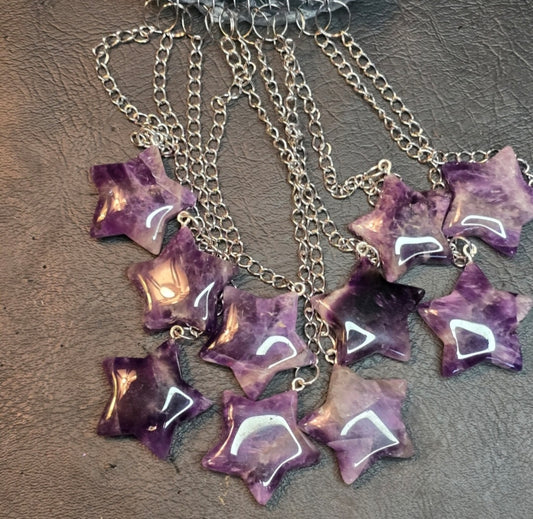 Chevron Amethyst star tea diffuser