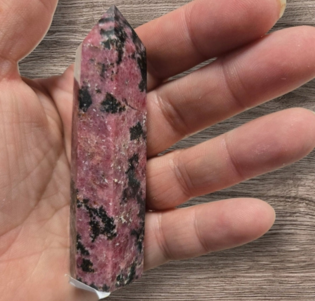 Rhodonite tower