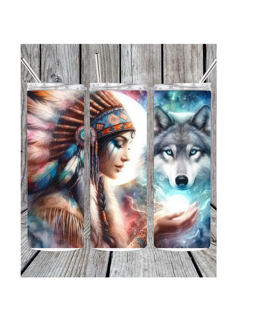 Indian princess tumbler